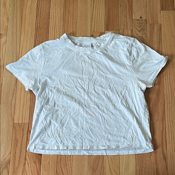 Outdoor voices crop White Short Sleeve Tee - Picture 1 of 9